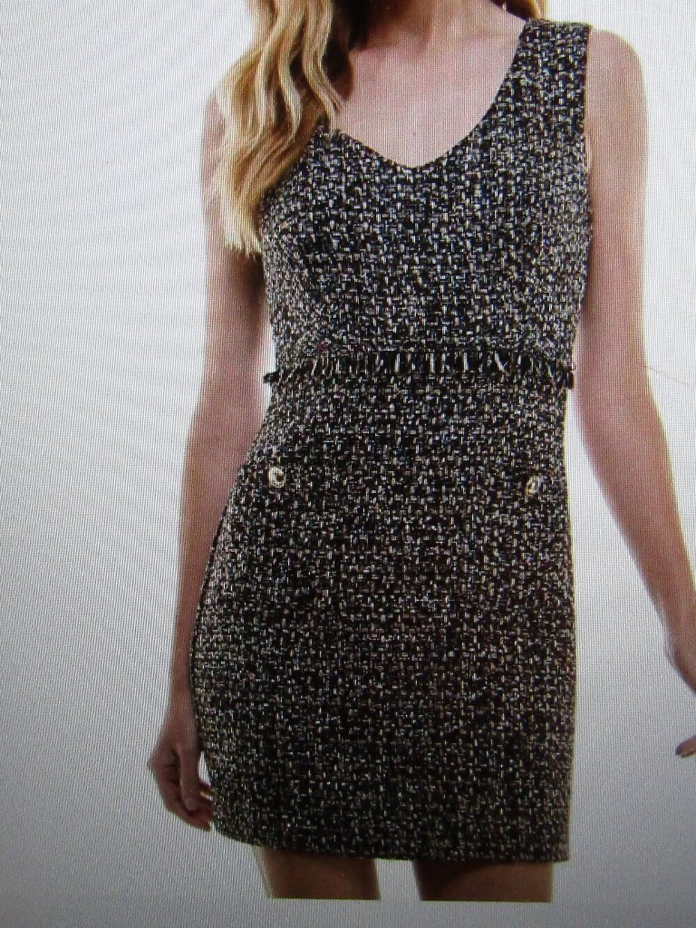 NWT City Studio Juniors Metallic JUMPER DRESS 1872VR9BT1 Size 13/14 Teen Junior